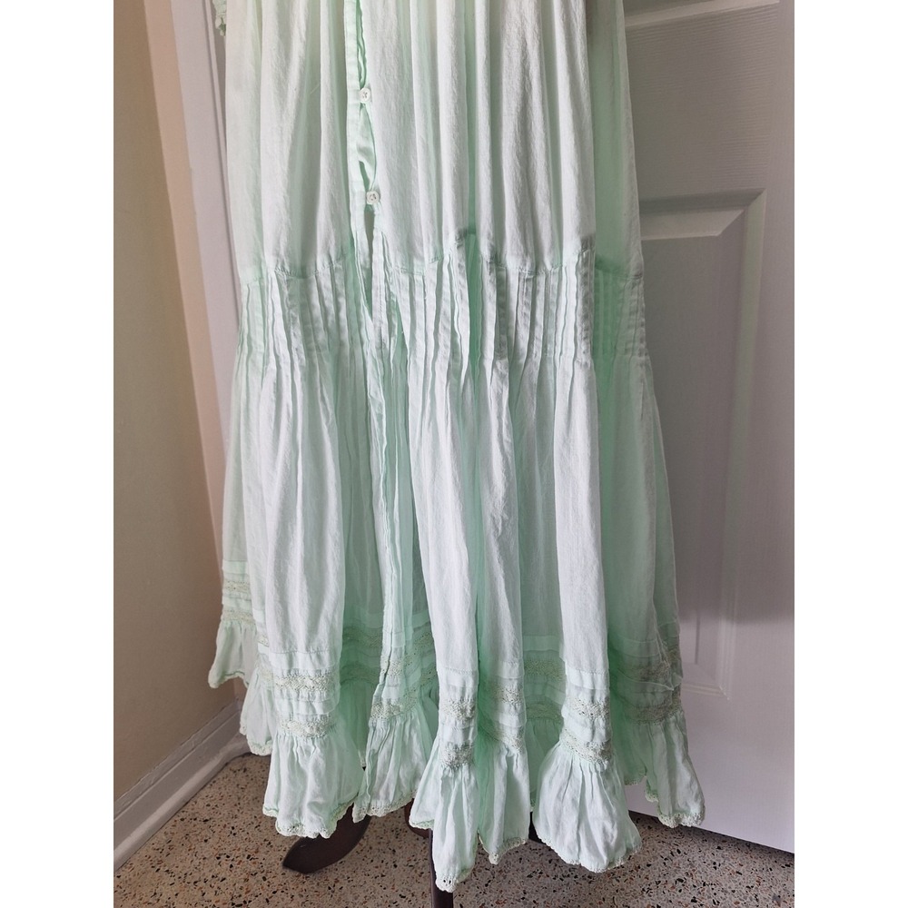 Pitusa x Millie Mackintosh Cotton Edwardian Cottage Prairie Easter Maxi Dress - Picture 5 of 14